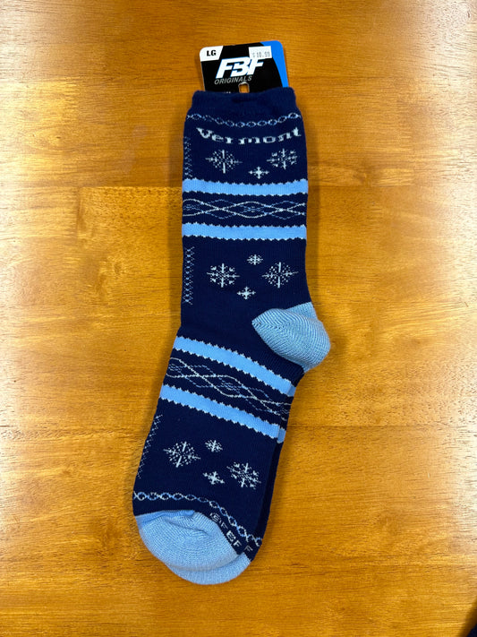 Snow Print Socks