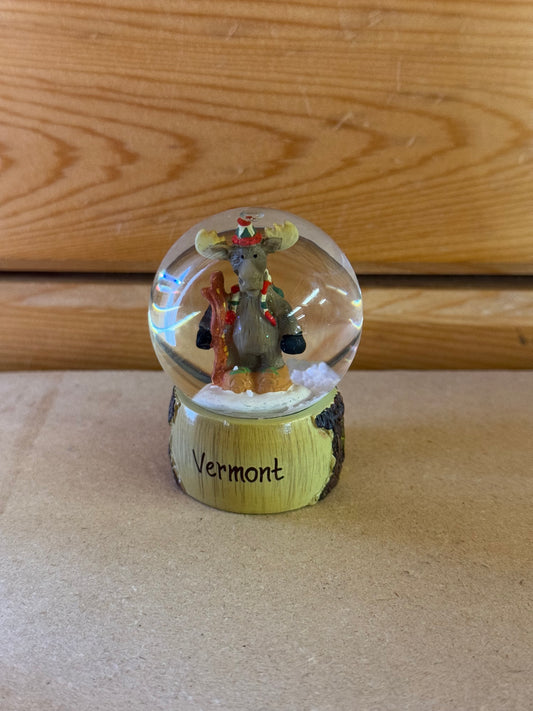 Mini Moose Snow Globe