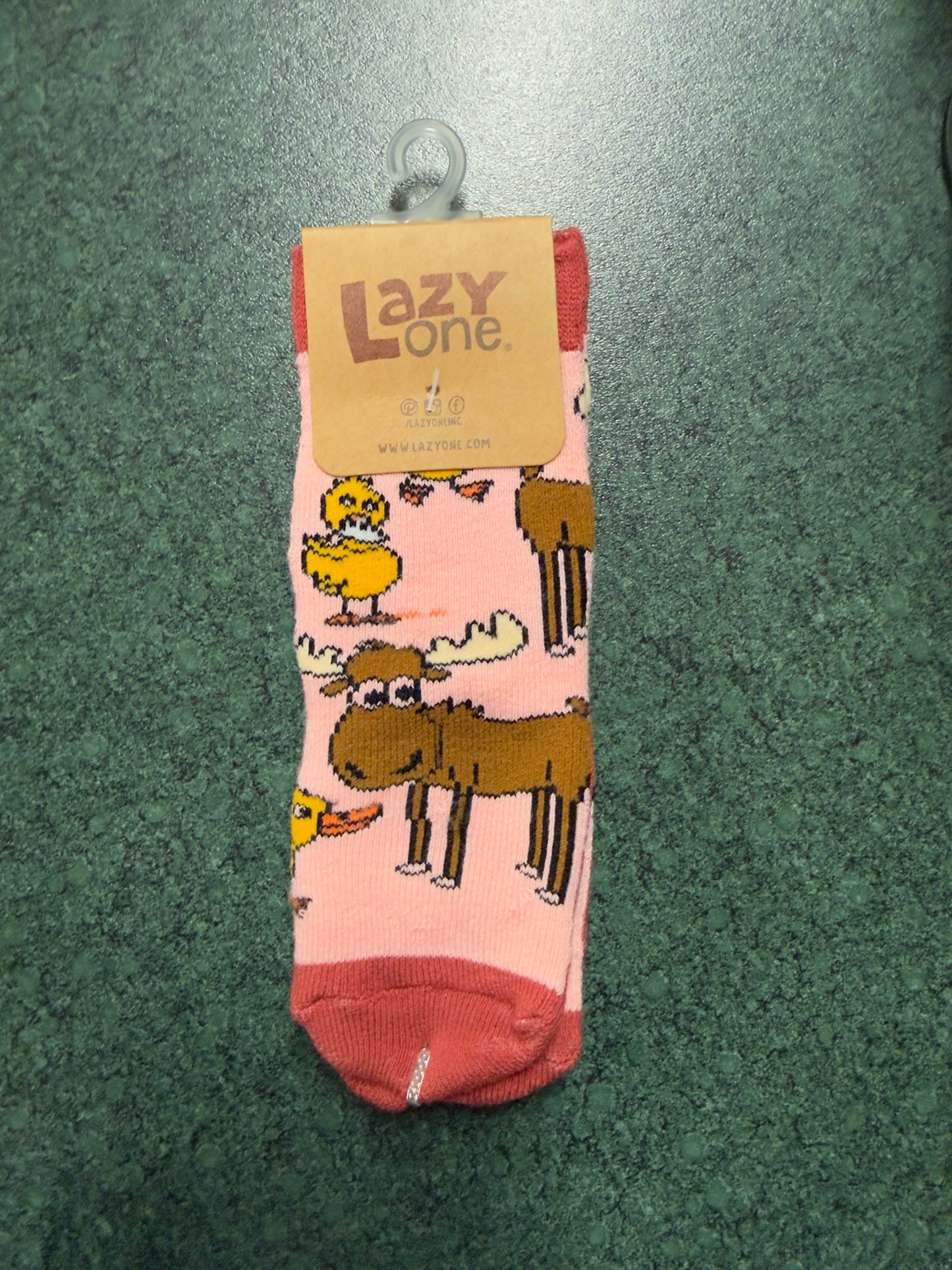 Infant Duck Duck Moose Sock Color Pink