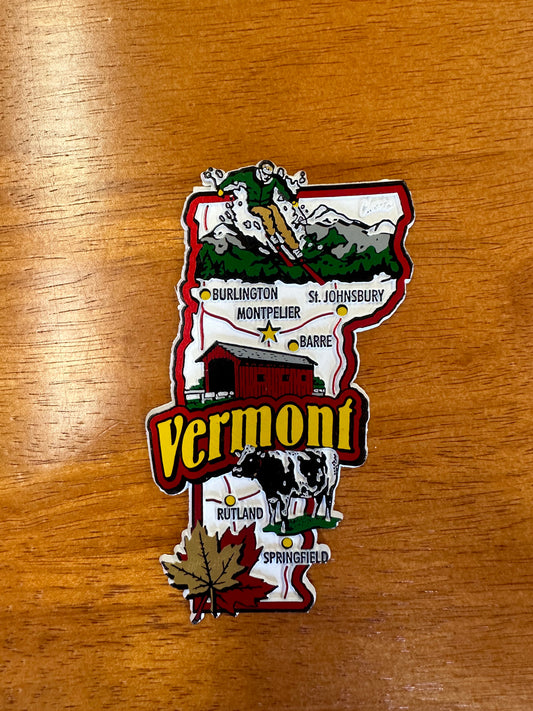 Vermont State Large Magnet