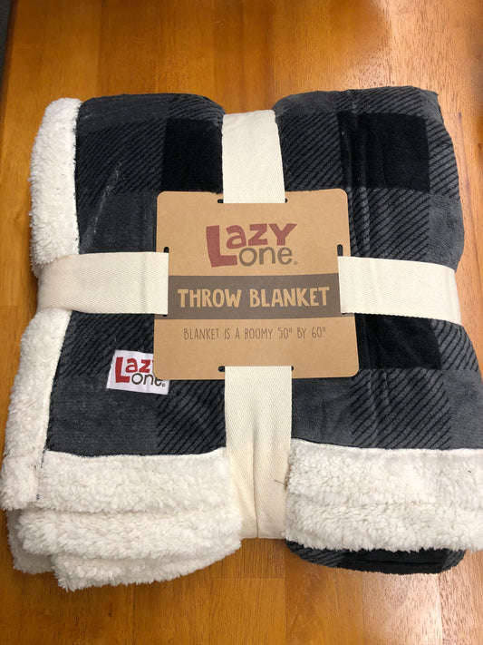 Throw Blanket Color Charcoal