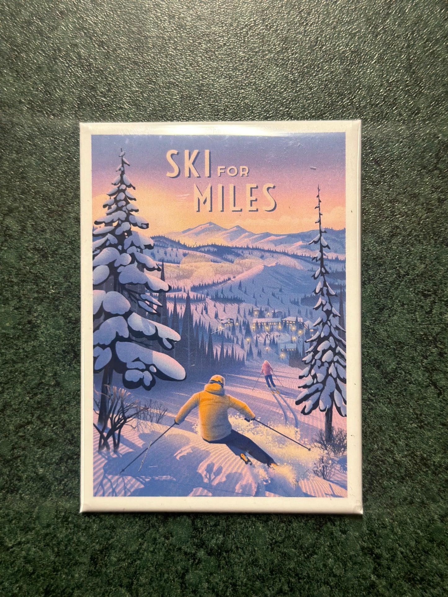 Ski For Miles Magnet