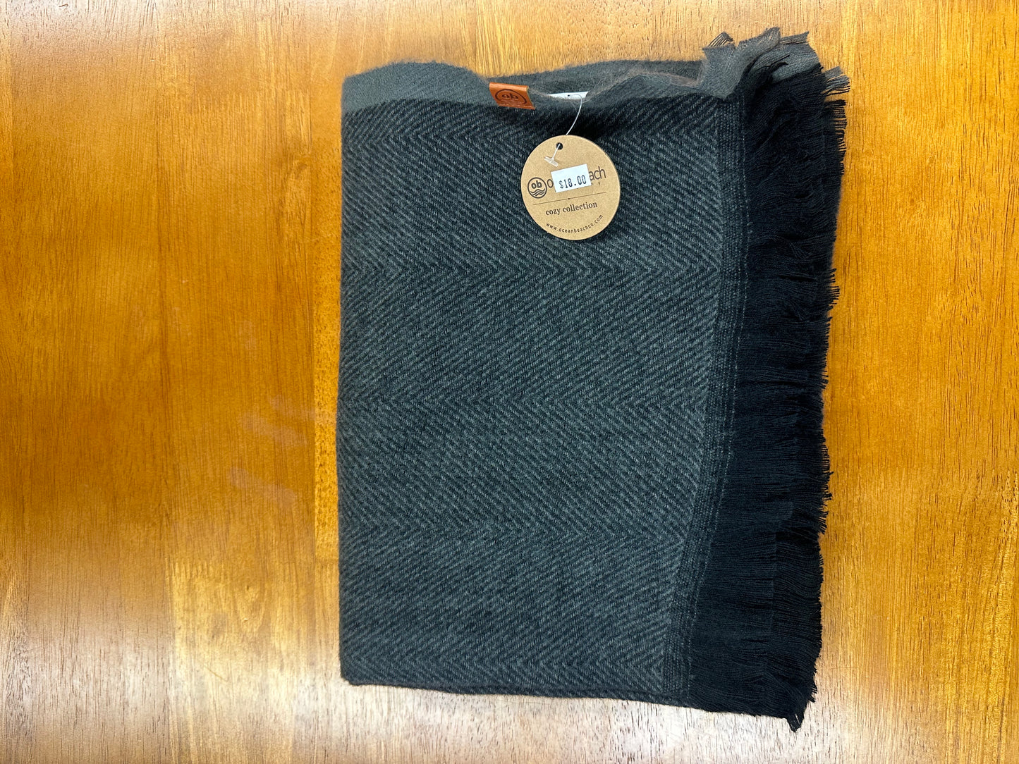 Super Soft Neck Scarf Color Charcoal