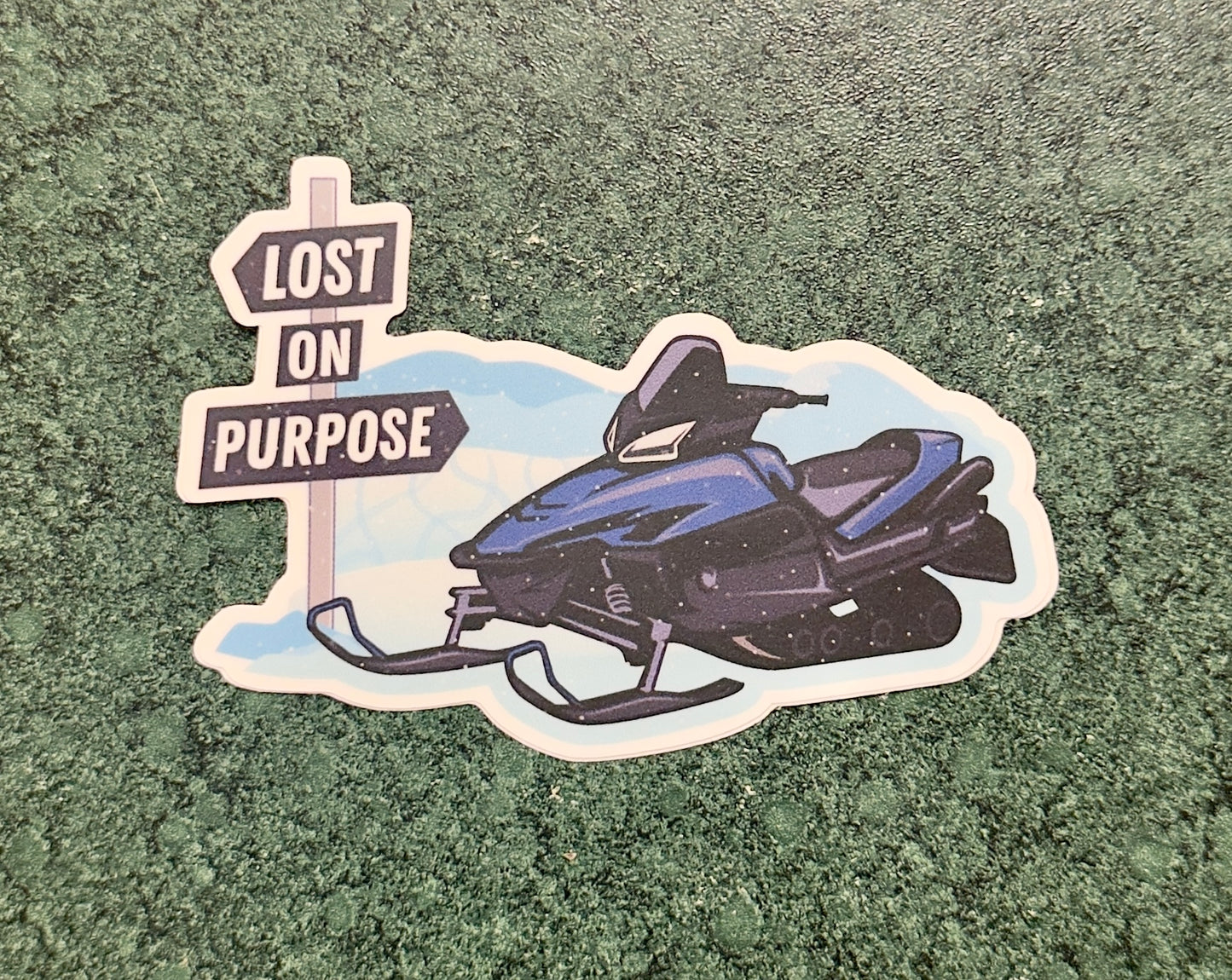 Lost On Purpose Sticker