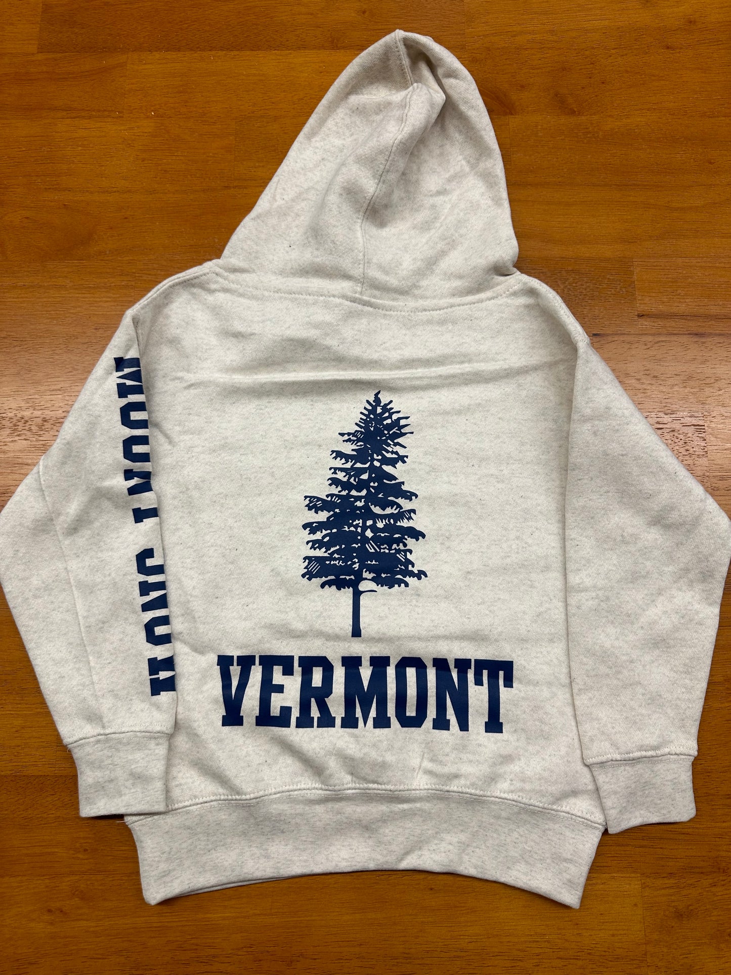 Youth Fleece Vermont Hoodie Color Natural Heather