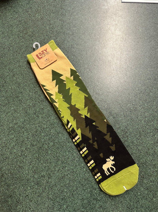 Forest Crew Sock 9-11 Front Color Forest Green