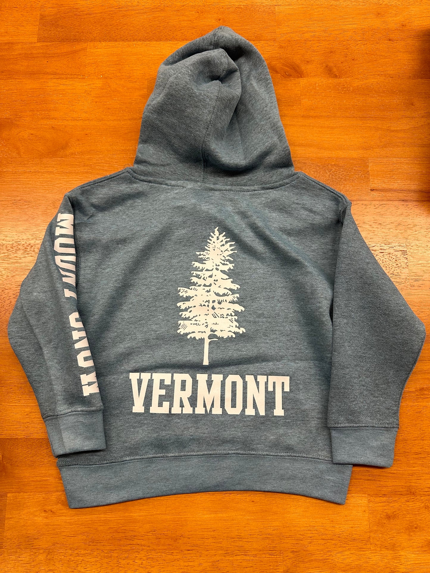 Youth Fleece Vermont Hoodie Color Bermuda Blackout