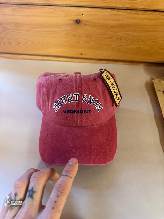 Youth Mount Snow Vermont Cap Color Rust