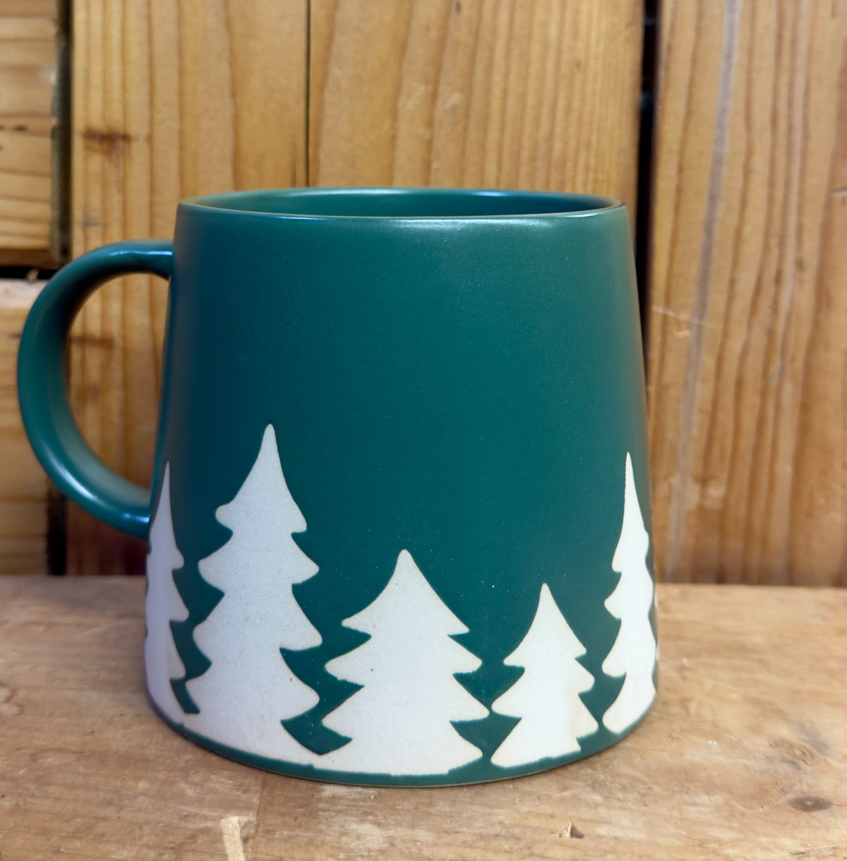 Wide Base Pine Mug Color Hunter Green