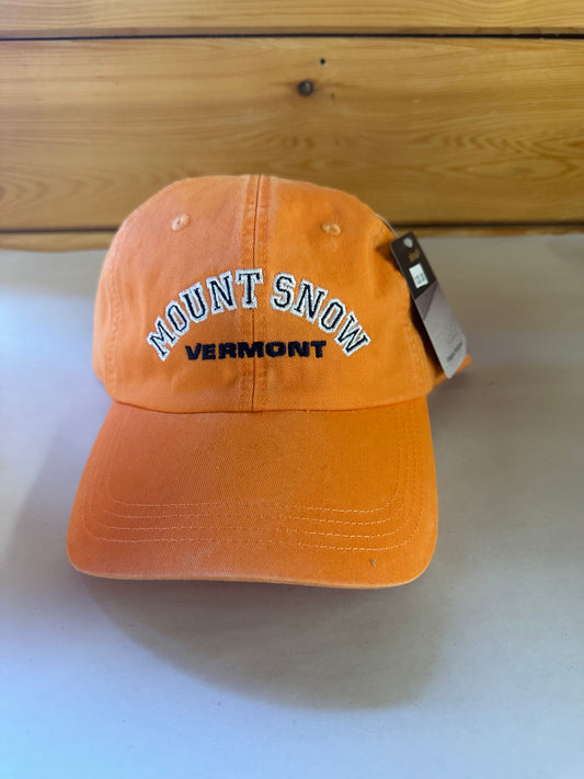 Mount Snow Vermont Cap Color Orange