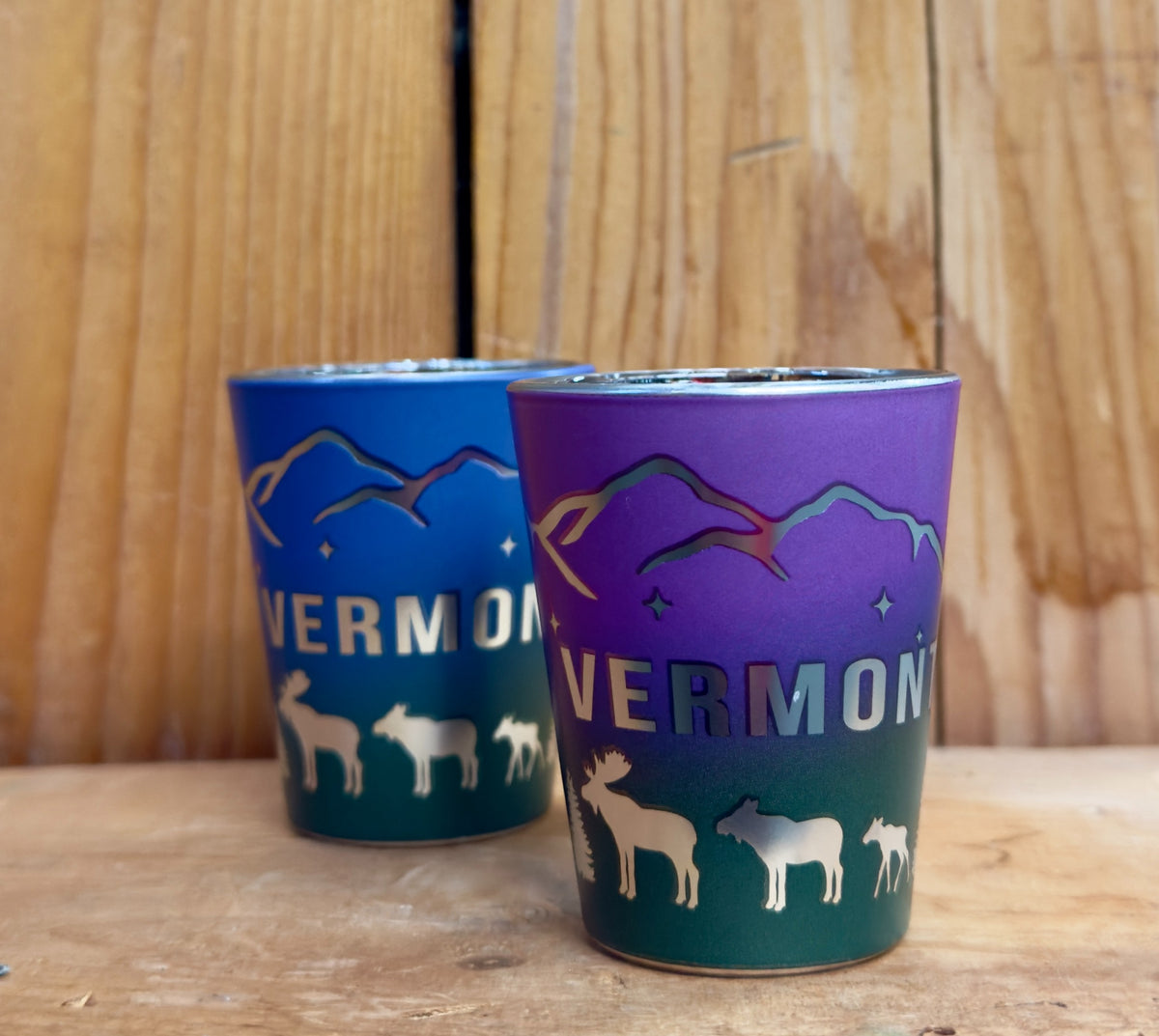 Gradient Color Vermont Shot Glass
