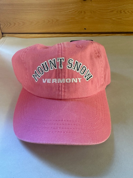 Youth Mount Snow Vermont Cap Color Pink