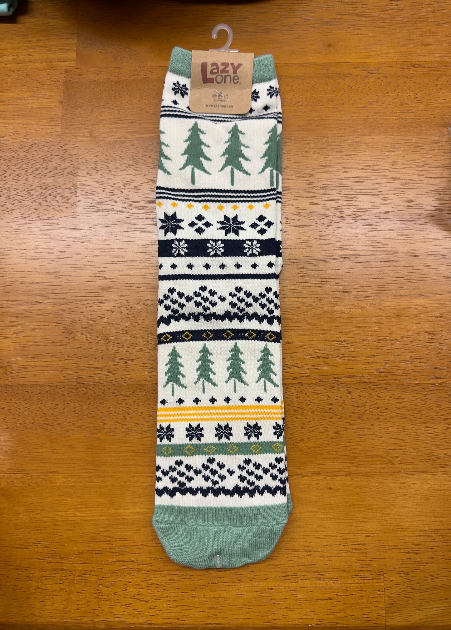 Tree Fair Isle Socks
