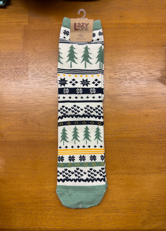 Tree Fair Isle Socks