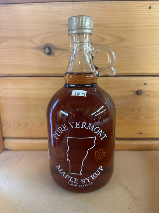 1000ml Glass Maple Syrup Jug