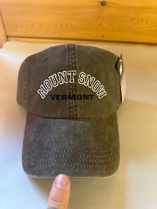 Mount Snow Vermont Cap Color Brown