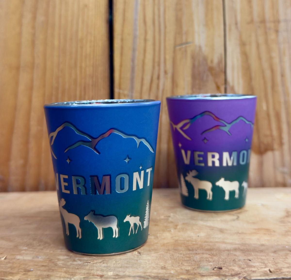 Gradient Color Vermont Shot Glass