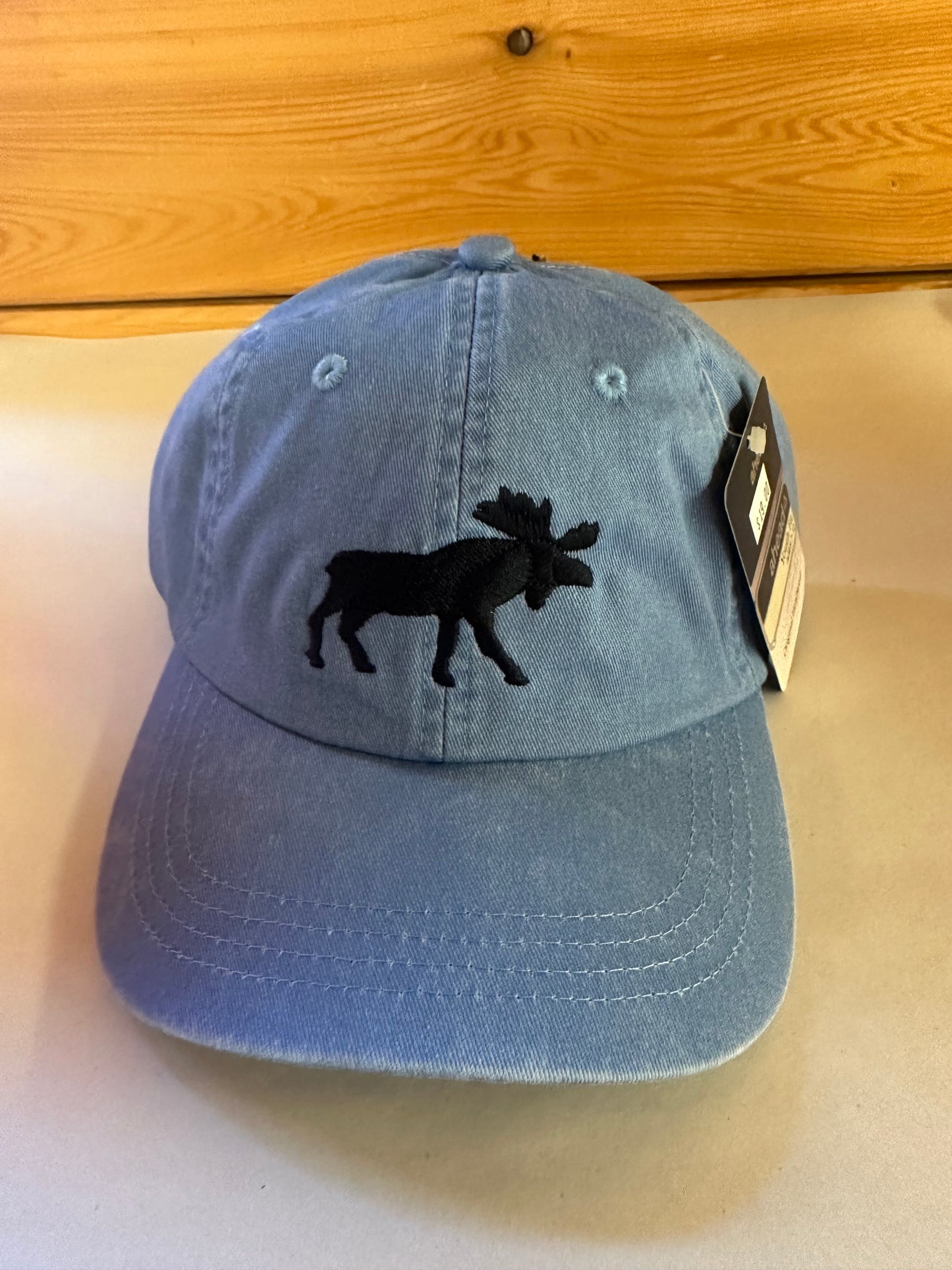 Black Moose Cap Color Light Blue