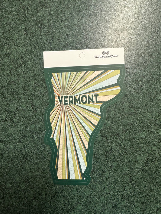 VT Sunburst Die-Cut Sticker