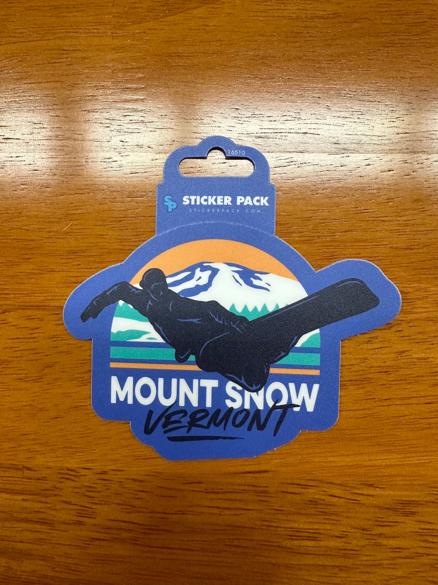 Mount Snow Snowboard Ninja Sticker