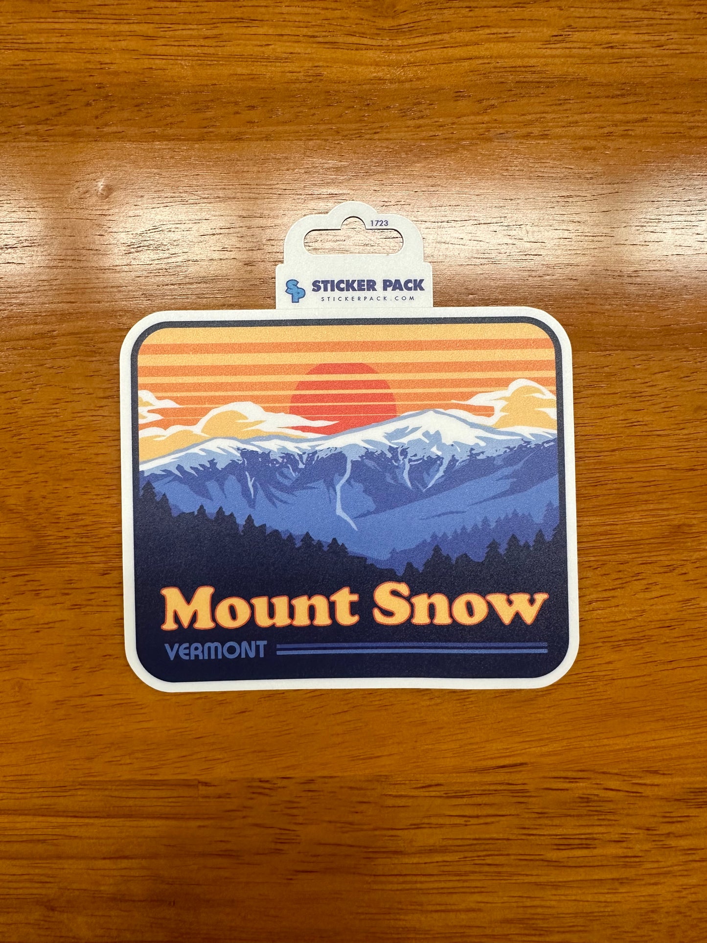 Mount Snow Presidential Mountains Sticker