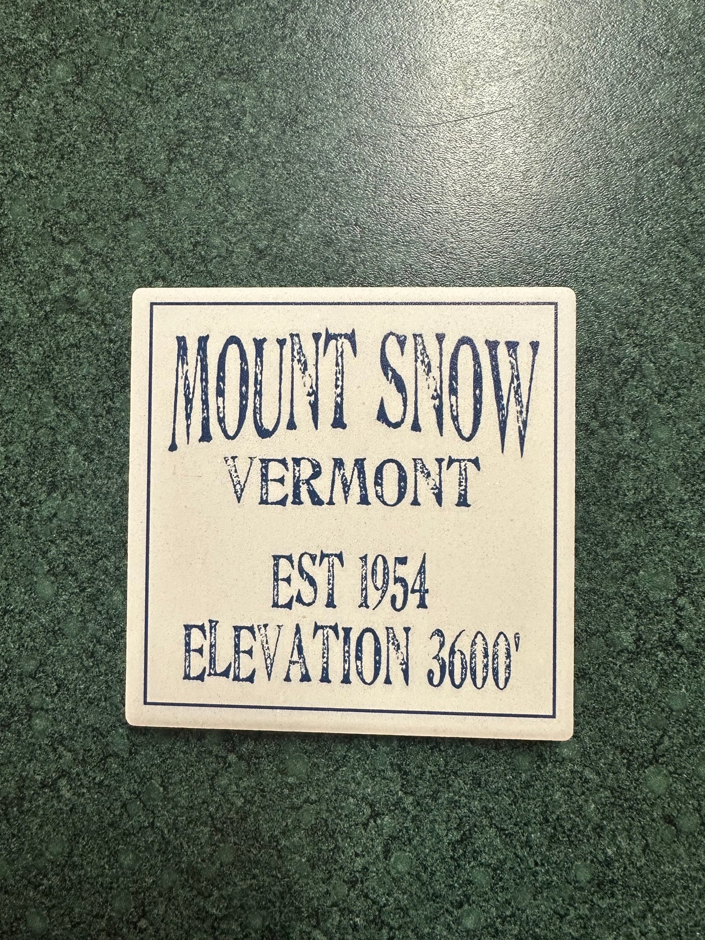 Mount Snow Elevation 3600 Coaster (CT3185 / CT25)