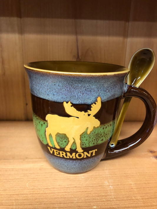 Moose Spoon Mug Color Green
