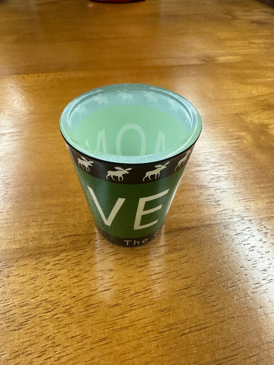 Vermont Green Shot Glass