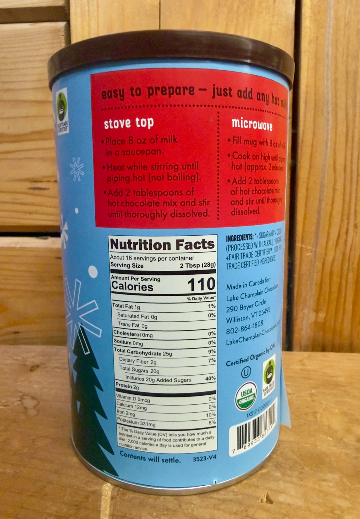 Organic Hot Chocolate