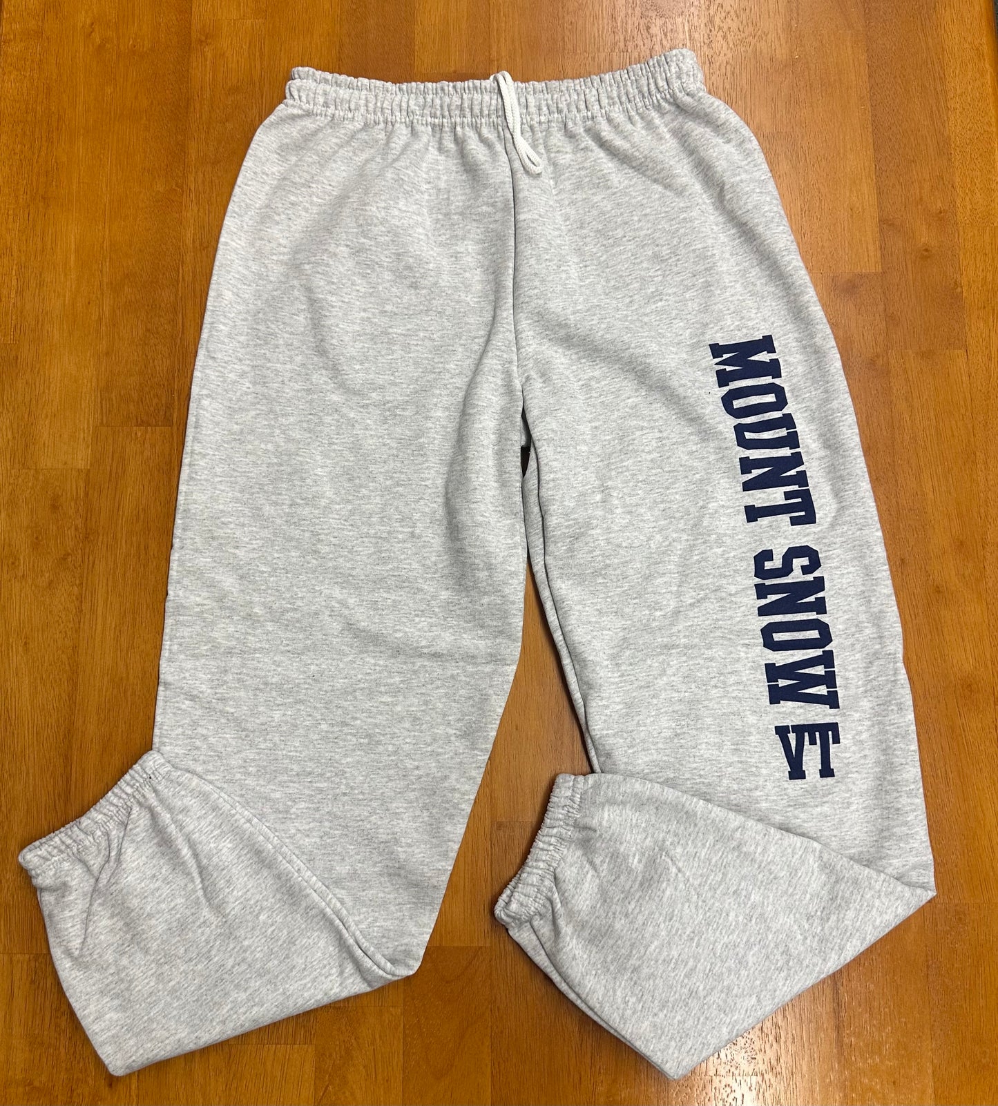 18200 Mount Snow VT Sweatpants Color Grey