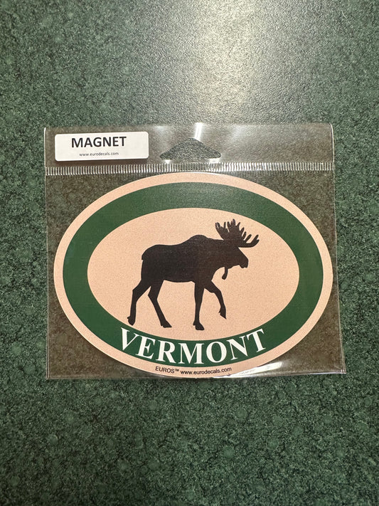 VT Moose Car Magnet