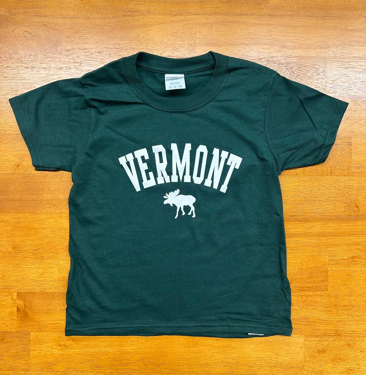 Youth Vermont Moose T-Shirt Color Forest