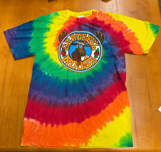 Grateful Moose Tie Dye T Shirt