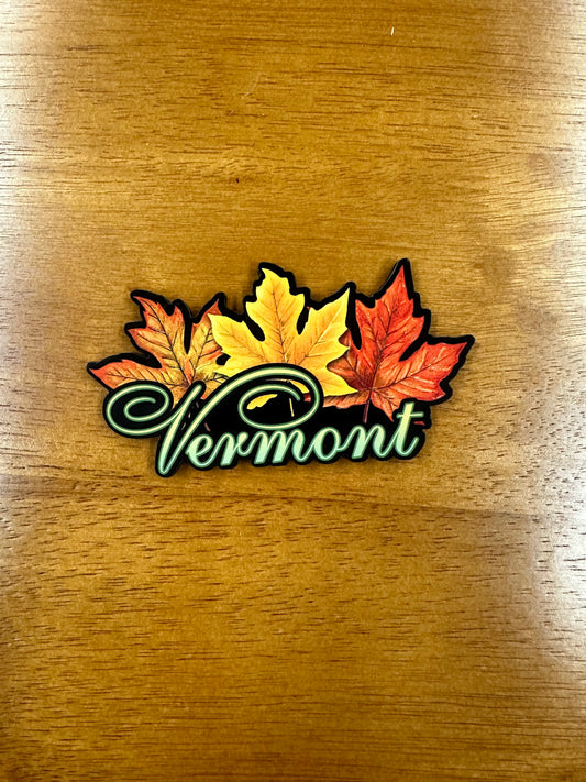 Vermont Maple Leaves Magnet