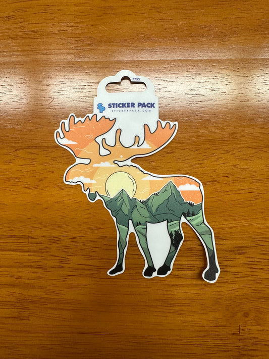 Wilderness Double Exposure Sticker