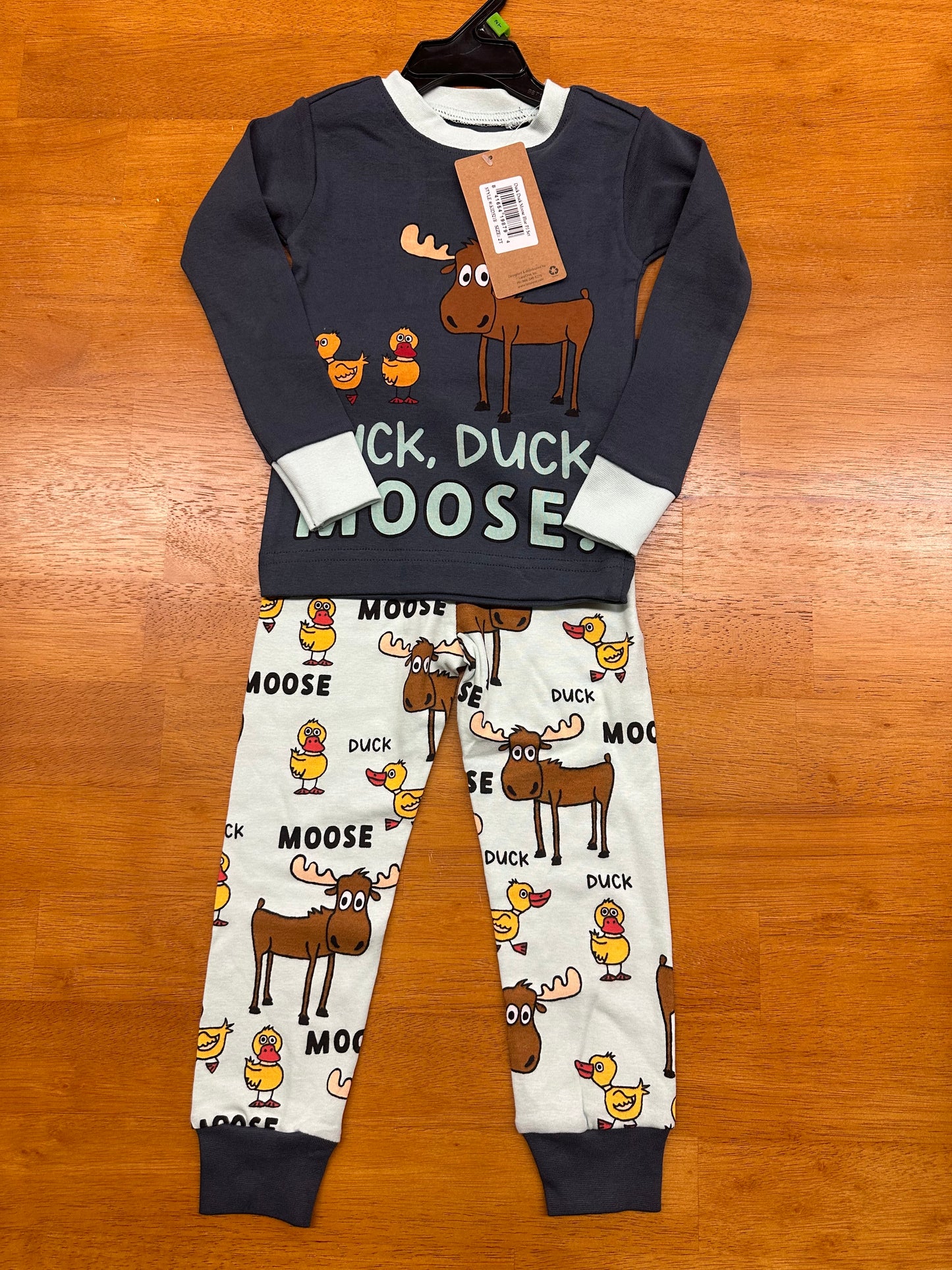 Duck Duck Moose Kids PJ Set Color Blue