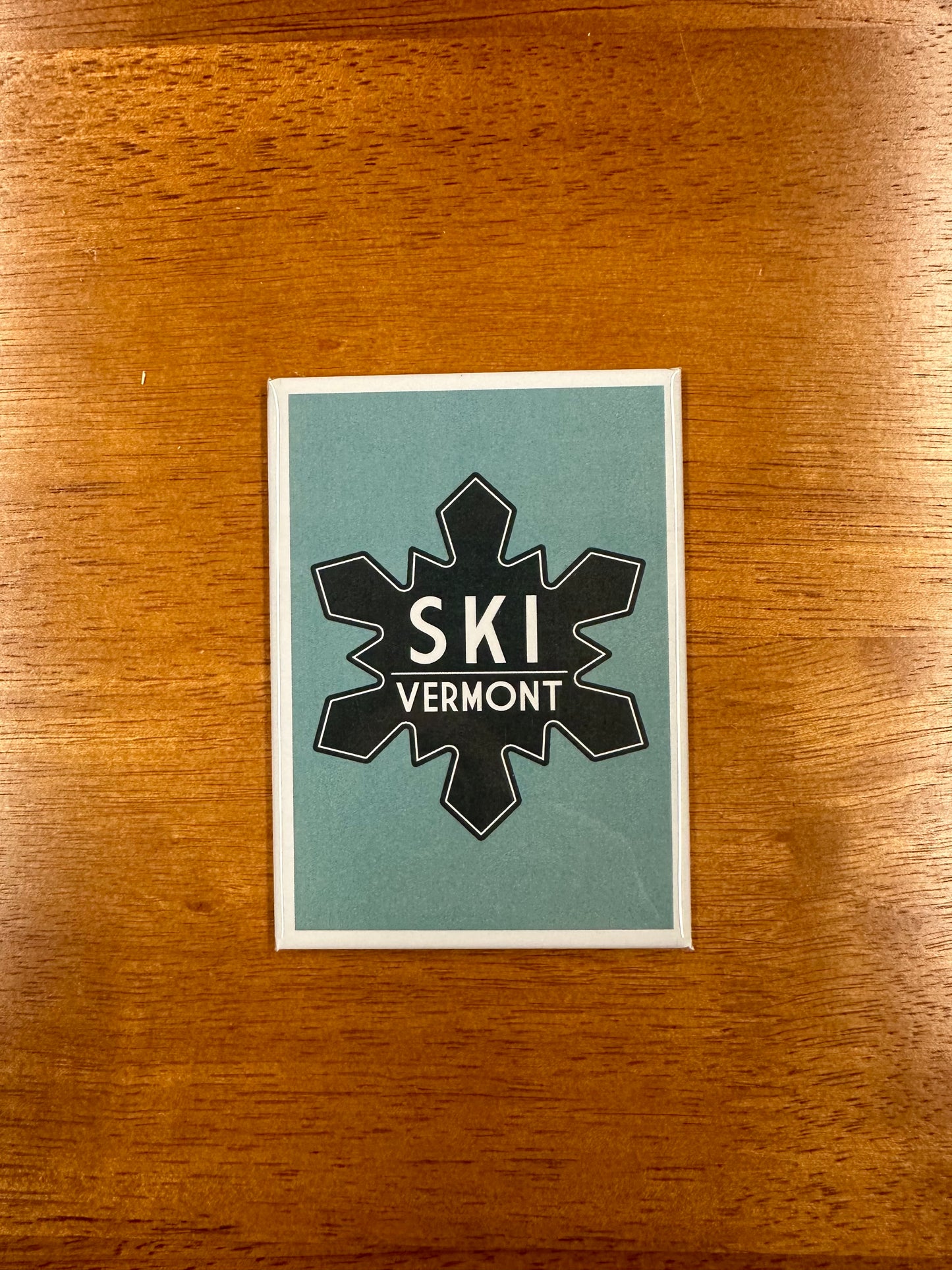 Ski Vermont Snowflake Magnet