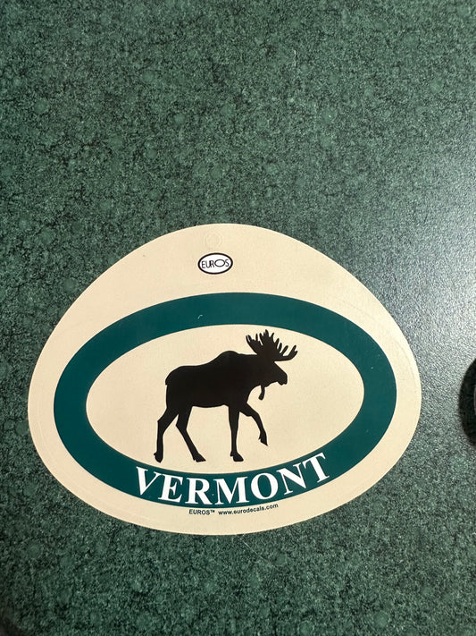 Vermont Moose Peghole #104 Sticker