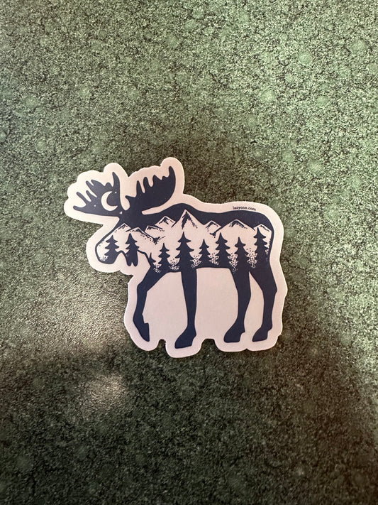 LS926 Mtn Moose Sticker