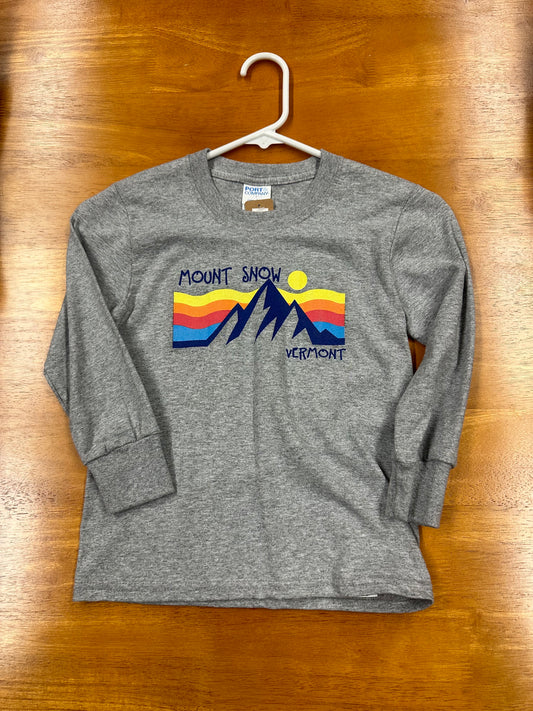 Youth Rainbow Mount Snow Full Front Long Sleeve