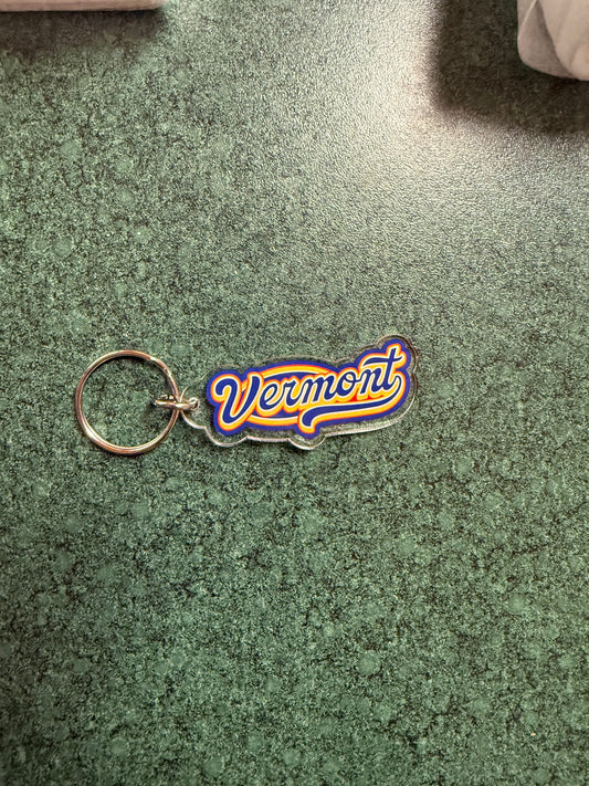 Vermont Ballpark Keychain