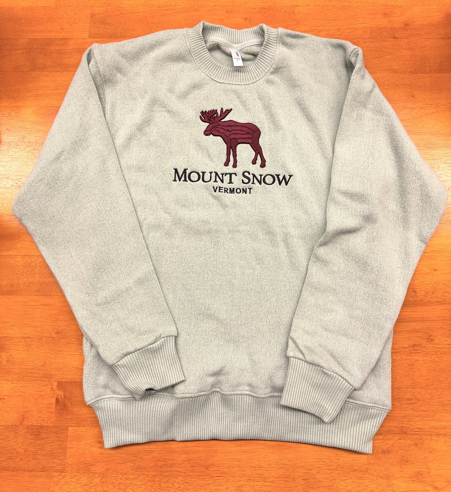 Mount Snow Moose Crew Color Sage Green