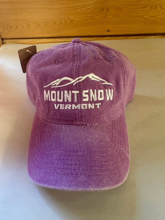 Mount Snow Vermont With Mountains Cap Color Lilac