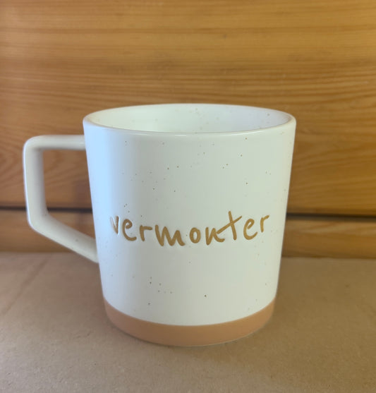 Vermonter Mug Color White & Tan